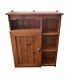 Vintage Pine Kitchen Wall Cabinet Shelving Unit Height 87cm Width 72cm