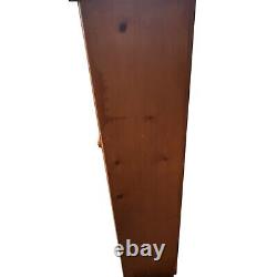 Vintage Pine Kitchen Wall Cabinet Shelving Unit Height 87cm Width 72cm