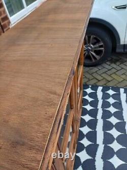Vintage Pine Linen Cupboard Bookcase Kitchen Cabinet Can Deliver