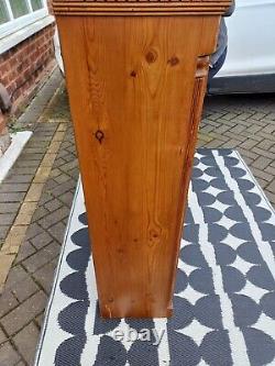 Vintage Pine Linen Cupboard Bookcase Kitchen Cabinet Can Deliver