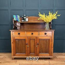 Vintage Pine Scottish Dresser / Kitchen Dresser / Farmhouse Display Cabinet