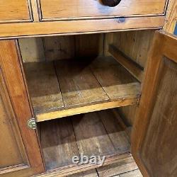 Vintage Pine Scottish Dresser / Kitchen Dresser / Farmhouse Display Cabinet