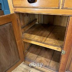 Vintage Pine Scottish Dresser / Kitchen Dresser / Farmhouse Display Cabinet