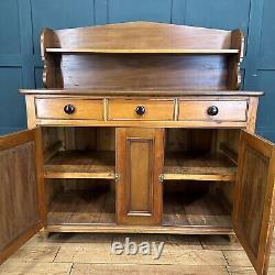 Vintage Pine Scottish Dresser / Kitchen Dresser / Farmhouse Display Cabinet