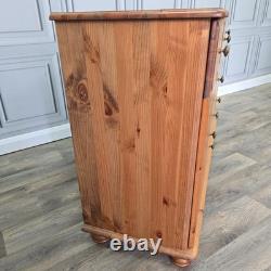 Vintage Pine Sideboard Cupboard Drawers Country Style Wooden Retro Kitchen Unit