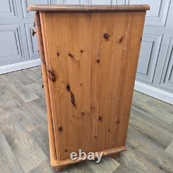 Vintage Pine Sideboard Cupboard Drawers Country Style Wooden Retro Kitchen Unit