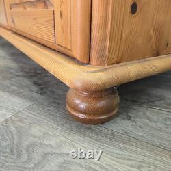 Vintage Pine Sideboard Cupboard Drawers Country Style Wooden Retro Kitchen Unit
