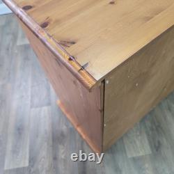 Vintage Pine Sideboard Cupboard Drawers Country Style Wooden Retro Kitchen Unit