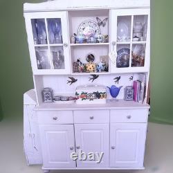 Vintage Pine Welsh Dresser Hand-Painted Solid Wood Kitchen Dresser £100 / ONO