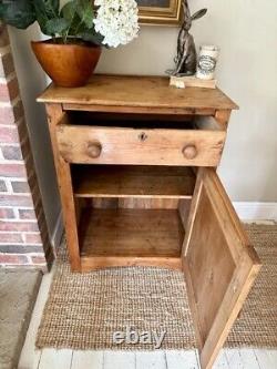 Vintage Pine Welsh Dresser, Wooden Antique Style, Country Farmhouse Decor