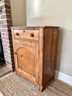 Vintage Pine Welsh Dresser, Wooden Antique Style, Country Farmhouse Decor