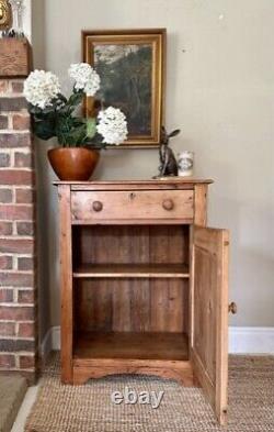 Vintage Pine Welsh Dresser, Wooden Antique Style, Country Farmhouse Decor