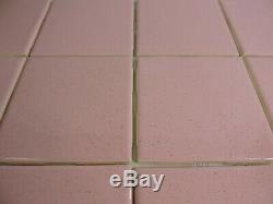 Vintage Pink Speckled tile USA Seneca Floor Wall BRAND NEW 80 Pieces 10 SQ FT