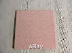 Vintage Pink Speckled tile USA Seneca Floor Wall BRAND NEW 80 Pieces 10 SQ FT