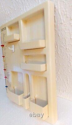 Vintage Plastic Wall Organizer/Kitchen Organizer/Wall Silo/ France 70s