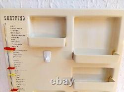 Vintage Plastic Wall Organizer/Kitchen Organizer/Wall Silo/ France 70s