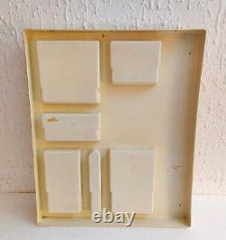 Vintage Plastic Wall Organizer/Kitchen Organizer/Wall Silo/ France 70s