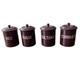 Vintage Purple Enamel Kitchen Canisters Set Of 4 Rice Sugar Sultanas