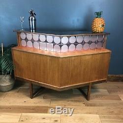 Vintage RARE home Bar G plan Teak Cocktail Display Man Cave Mid Century Retro