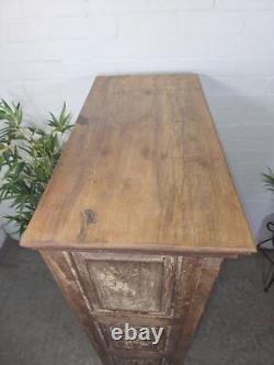 Vintage Reclaimed Indian Glazed Wooden Free Standing Kitchen Drinks Cabinet Vintage Reclaimed Indian Glazed Wooden Free Standing Kitchen Drinks Cabinet