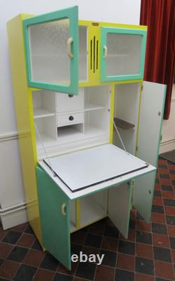 Vintage Retro 1930 1940 1950 Larder Kitchenette Cabinet Storage Pantry Drawers