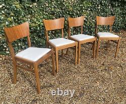 Vintage Retro 1950's Kitchen Dining Chairs X 4