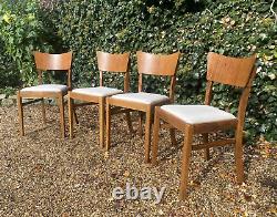 Vintage Retro 1950's Kitchen Dining Chairs X 4