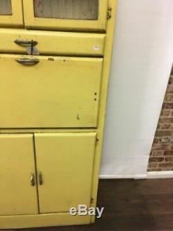 Vintage Retro 1950's Kitchen tall food server cupboard Solid Design 7395