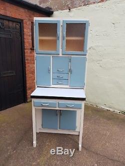 Vintage Retro 1950s Kitchen Larder Cabinet Cupboard With Pull Out Table