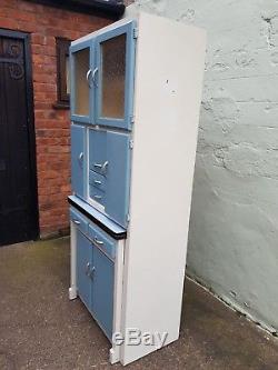 Vintage Retro 1950s Kitchen Larder Cabinet Cupboard With Pull Out Table