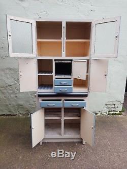 Vintage Retro 1950s Kitchen Larder Cabinet Cupboard With Pull Out Table