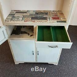 Vintage Retro 1960s Kitchenette Pantry Cupboard Cabinet Shabby Chic (Delivery)