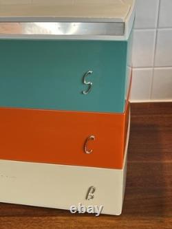 Vintage Retro 1960s Nally Ware Plastic Stackable Container Cake Biscuits Scones