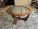 Vintage Retro 60's G Plan Astro Teak Glass Top Round Coffee Table Vgc