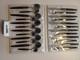 Vintage Retro 60s Mid-century Stainless Steel 24 Pc Cutlery Set In Original Case