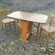 Vintage Retro 70s Formica Kitchen Fold Down Table With Chairs Mid Century