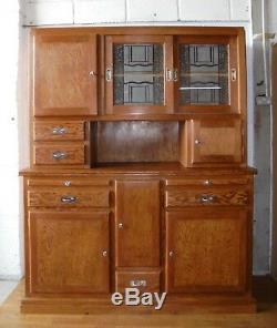 Vintage Retro Art Deco French Pitch Pine Kitchen Larder Cupboard Cabinet Dresser