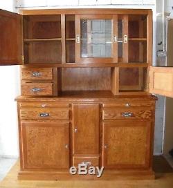 Vintage Retro Art Deco French Pitch Pine Kitchen Larder Cupboard Cabinet Dresser