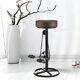 Vintage Retro Bar Stool With Pedal Bicycle Fauleather Kitchen Pub Industrial