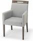 Vintage Retro Chair Accent Tub Armchair Fabric Dining Seat Kitchen Hotel Lounge