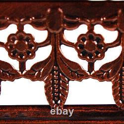 Vintage Retro Copper Cabinet Bar Wine Glass Holder Hanging Rack 40 Storage Stand