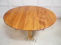 Vintage Retro ERCOL Elm 610 model windsor dining kitchen Slimline table 60s