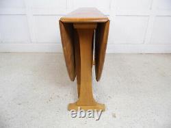 Vintage Retro ERCOL Elm 610 model windsor dining kitchen Slimline table 60s