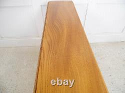 Vintage Retro ERCOL Elm 610 model windsor dining kitchen Slimline table 60s