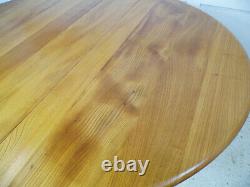 Vintage Retro ERCOL Elm 610 model windsor dining kitchen Slimline table 60s