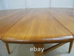 Vintage Retro ERCOL Elm 610 model windsor dining kitchen Slimline table 60s