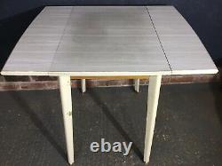 Vintage Retro Formica Drop Leaf Table Dining Table Kitchen Table