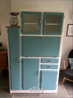 Vintage Retro Fully Refurbished Kitchen Larder Cabinet Cupboard Kitchenette