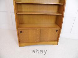 Vintage Retro Herbert E. Gibbs light Oak Bookcase display cabinet 1960s design