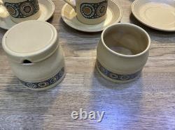 Vintage Retro Kiln Craft Bacchus 18 Pieces Inc Jam Jar See Photos